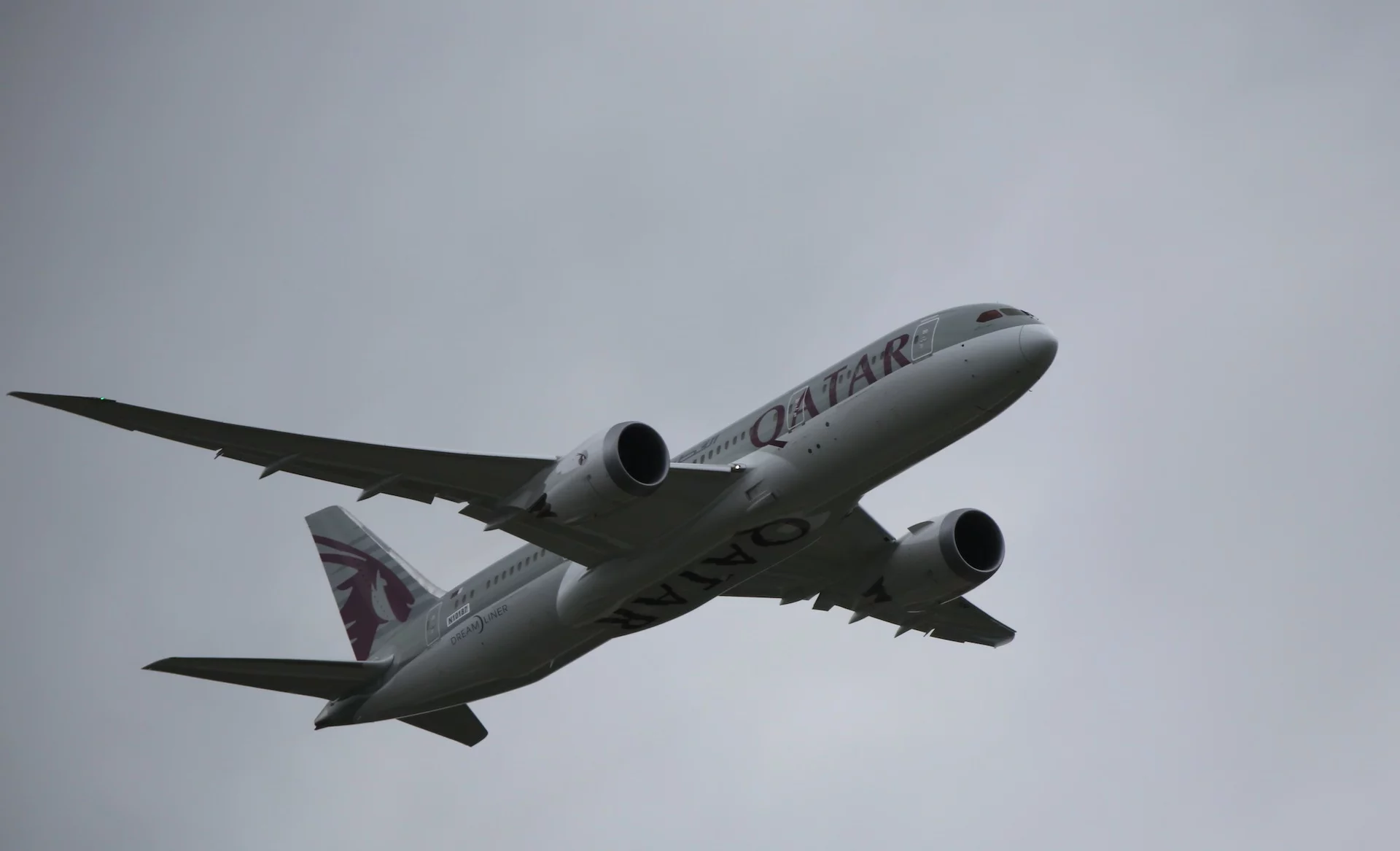 Boeing 787 Dreamliner in Qatar Airways colors (Photo: Gizmag)