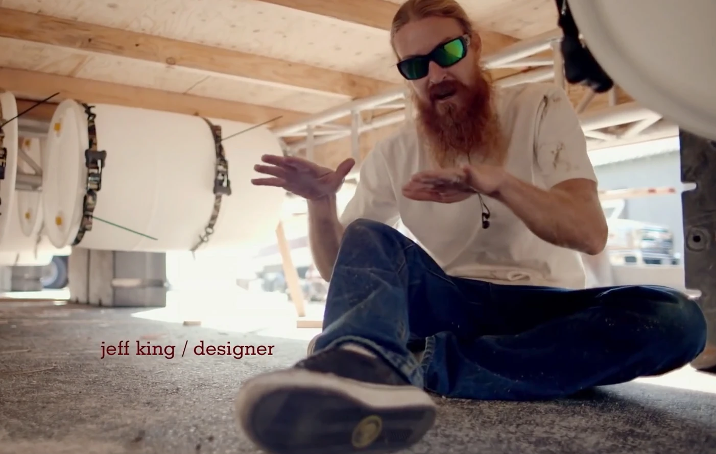 Designer Jeff King explains the building process