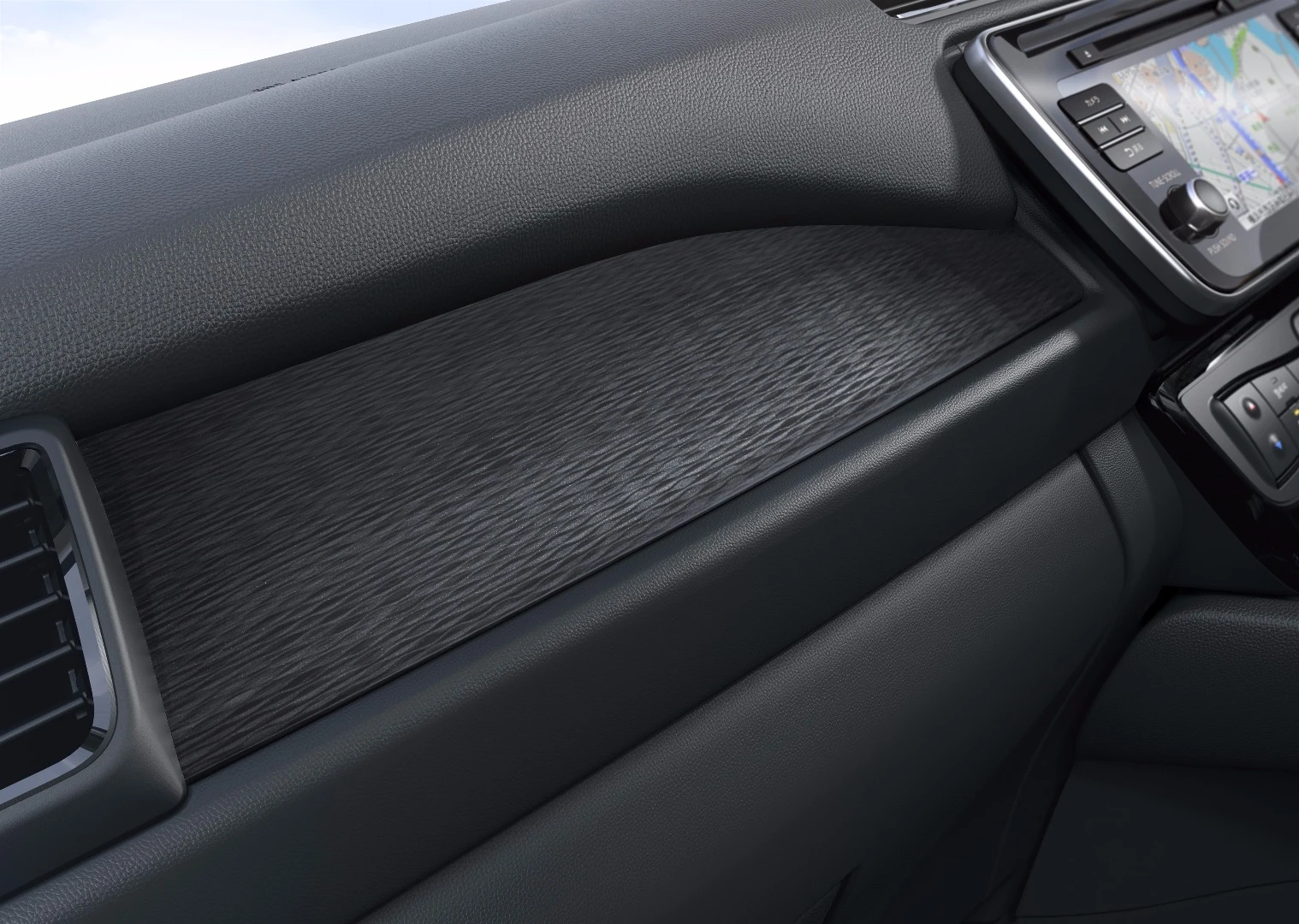 Materials on the new Nissan Leaf have been chosen to deliver a high-end feel