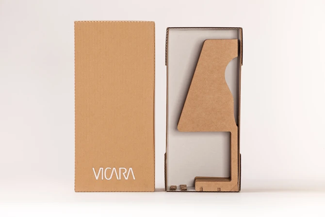 The Cartonado is a flatpack lamp which, electrics aside, is made entirely from corrugated cardboard