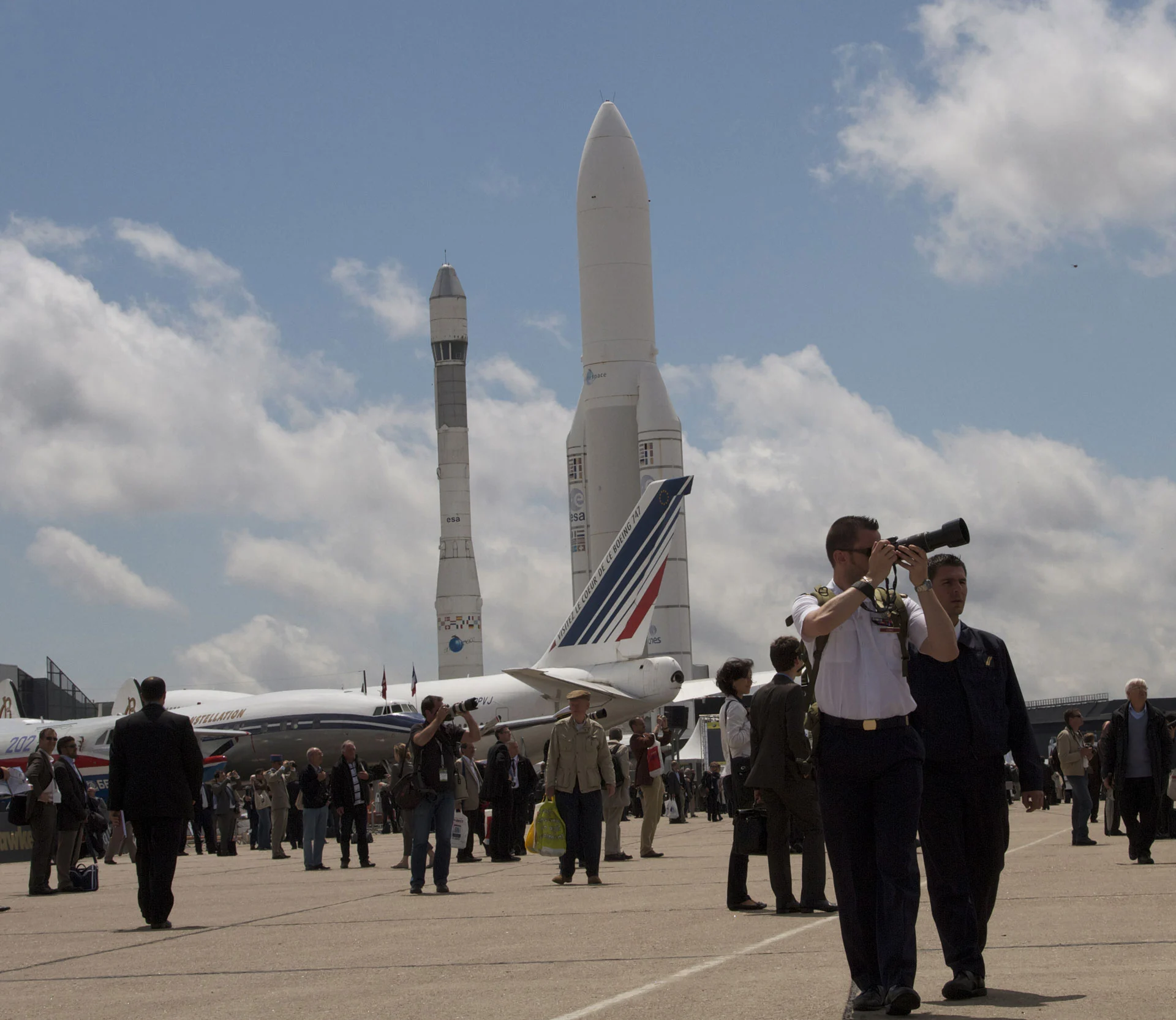 Capturing the action at Le Bourget
