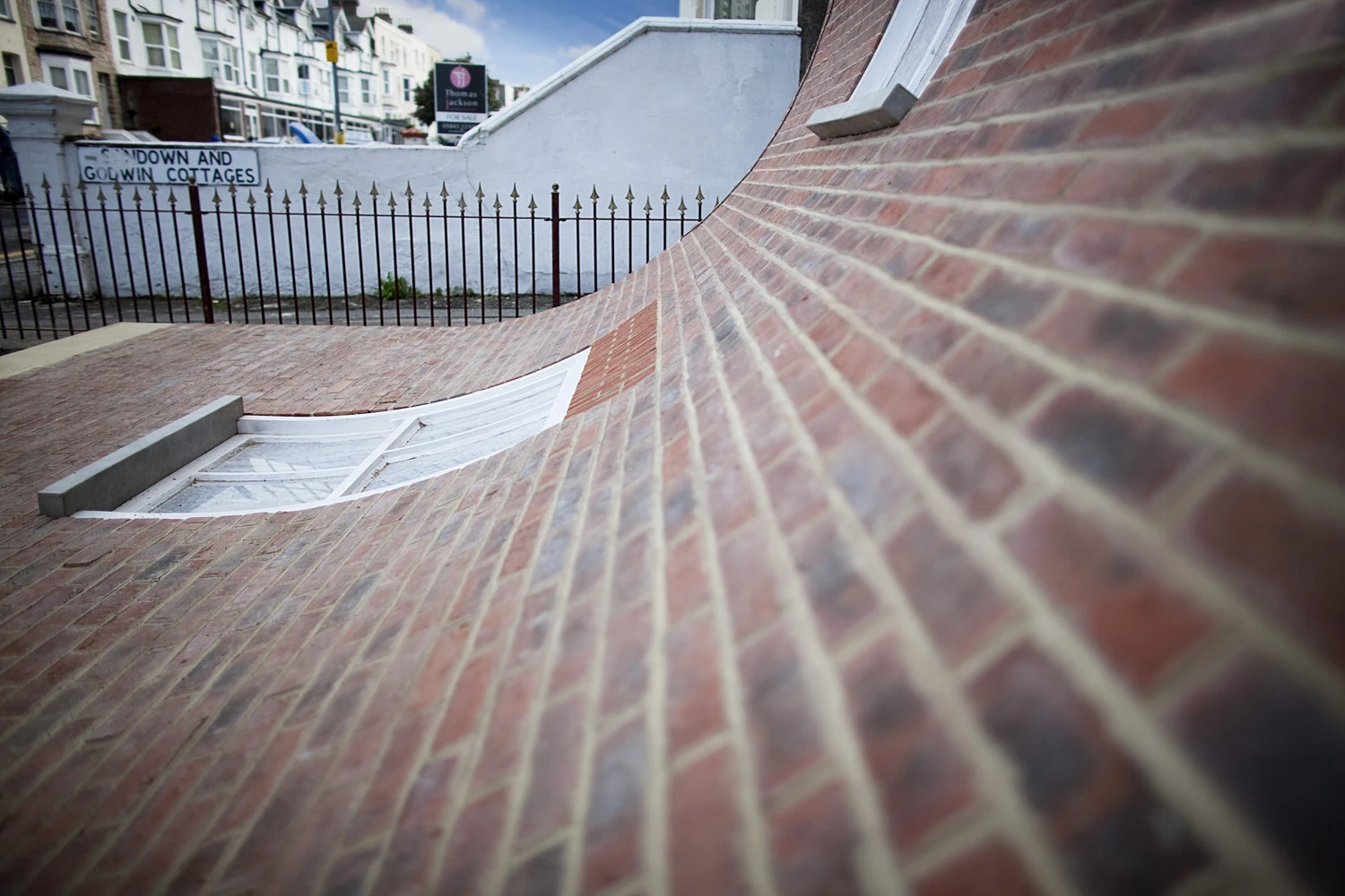 The newly opened installation will stay put until October, 2014 (Photo: Alex Chinneck)