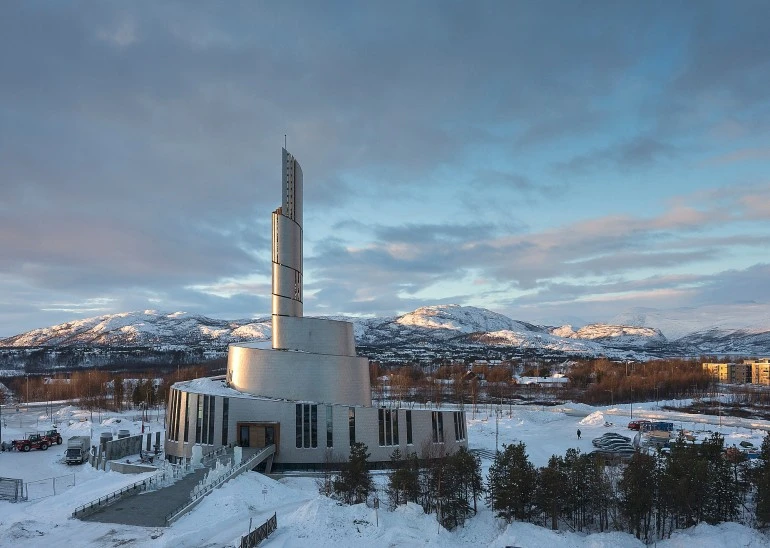 The Cathedral of Northern Lights was designed by schmidt hammer lassen following a competition held to choose a new church for the region (Photo: Adam Mørk/schmidt hammer lassen)