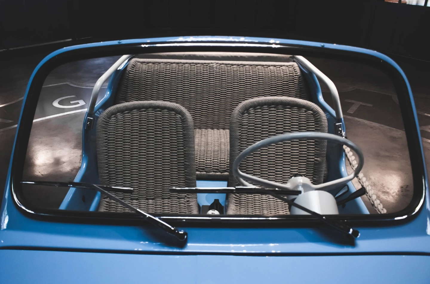 The windscreen was completely re-modeled for improved safety