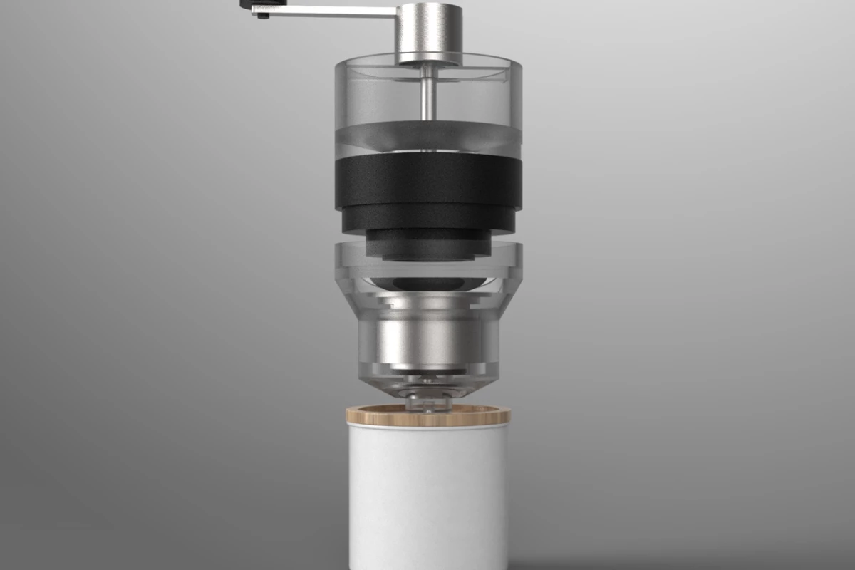 Fuse ultimately wants to develop a grinder for the top and foamer cup for the bottom