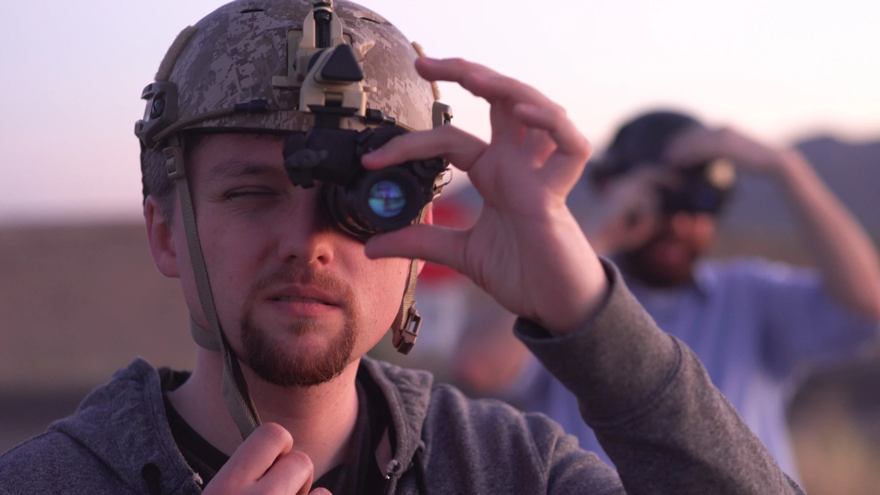 The car was monitored by engineers with night-vision goggles