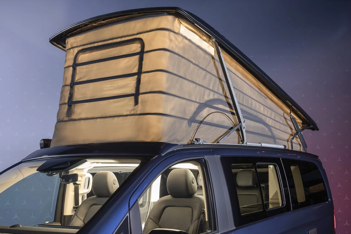 Mercedes-Benz's Marco Polo updates are largely focused around improvements to the pop-up roof area