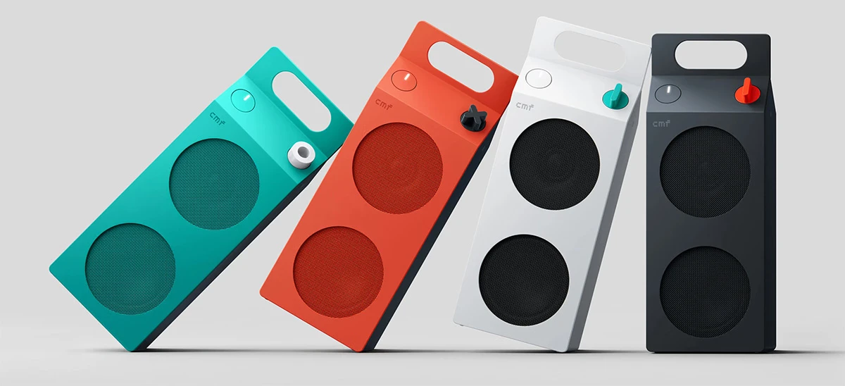 The Speaker M features a handle at the top and promises a fuller sound than the compact S