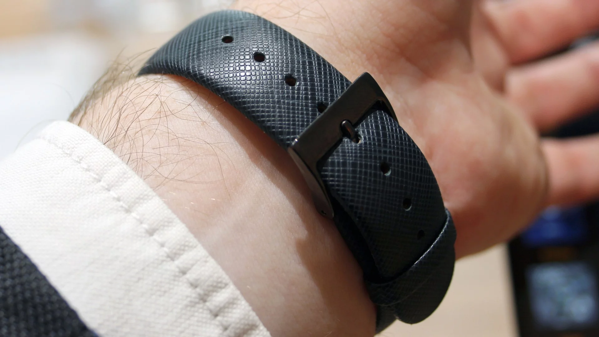 All band options feel comfortable on the wrist, and while the metal and leather are more luxurious, the rubber option is tactile and feels high-quality