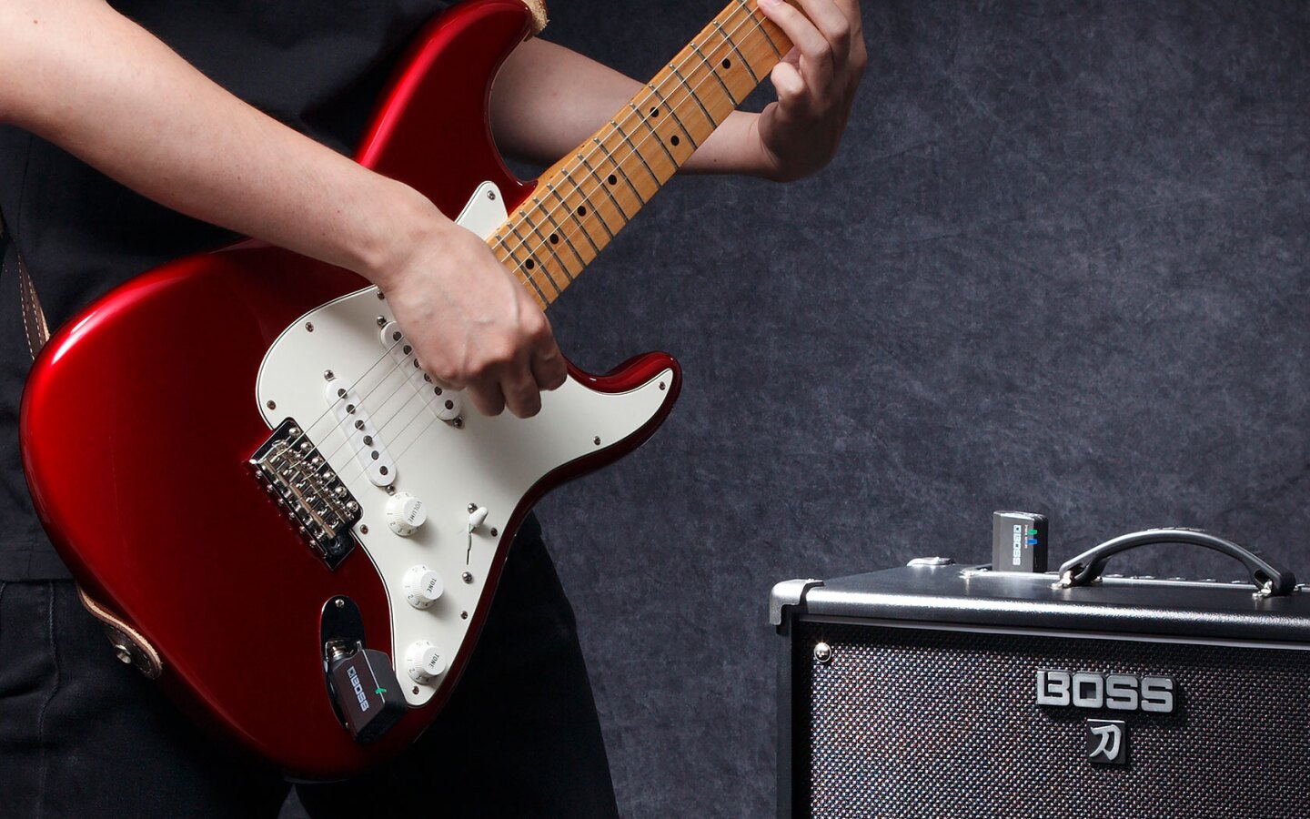 Boss is promising "ultra-low latency and rock-solid stability" with a 50 ft (15 m) range from its WL Series system