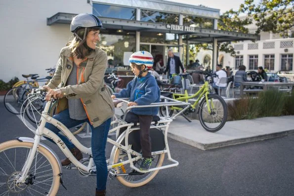 Add the monkey bar accessory and the rear seat pad and older kids can ride comfortably on the back of the All-Terrain