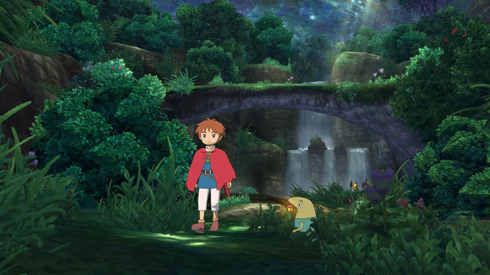 Beautiful visuals are accompanies by a musical score to match by veteran composer Joe Hisaishi