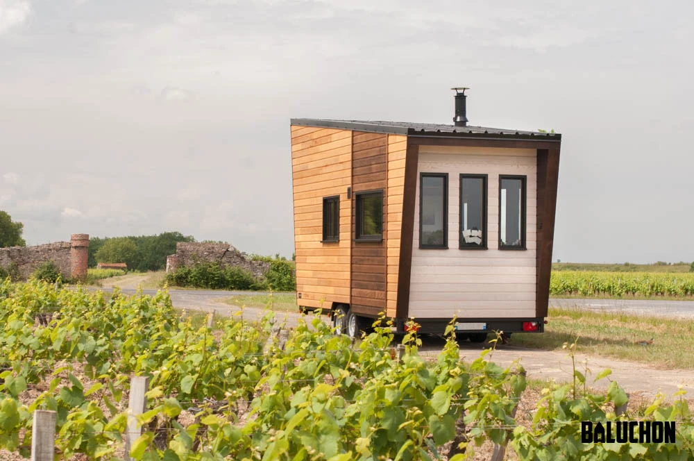 Baluchon recently completed the Intrépide as a bespoke tiny home for a couple and their dog
