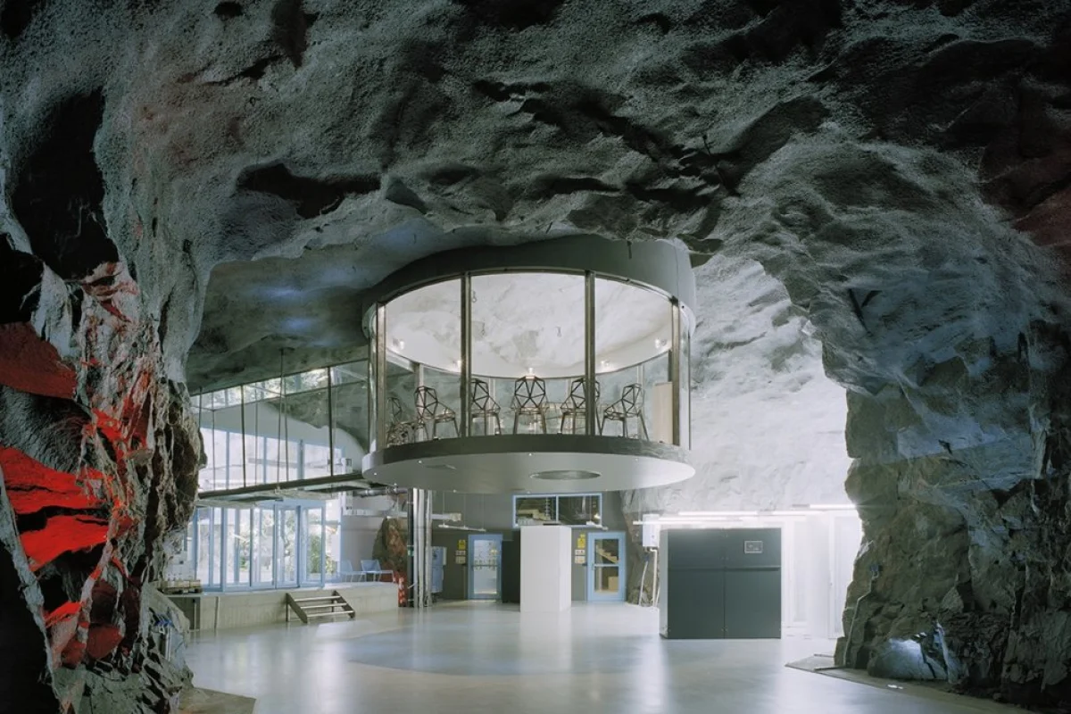 HQ for the Swedish internet server provider, Bahnhof (Image from Bahnhof)