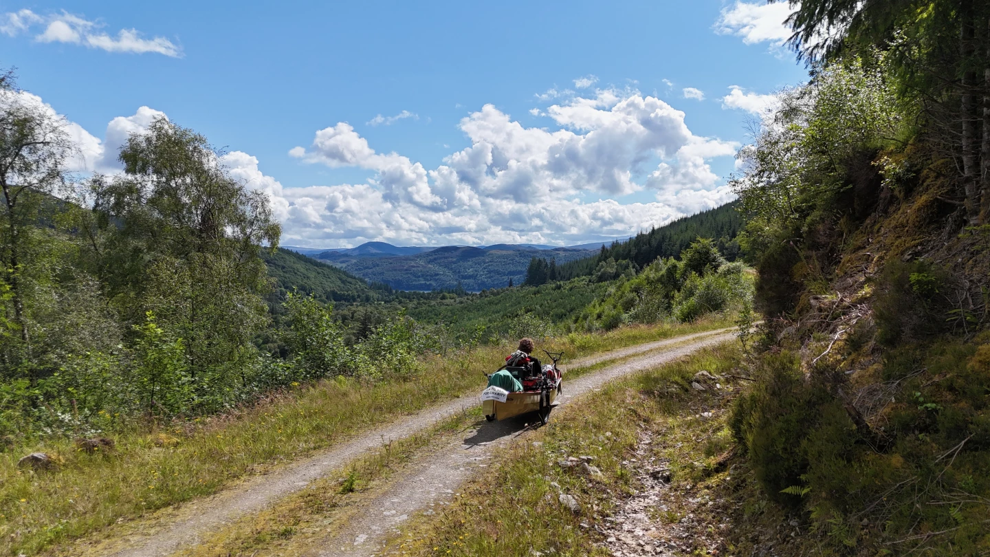 Hill-climbing proved to be a particularly arduous aspect of the trip