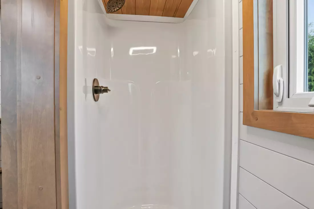 The Pathway's bathroom includes a shower
