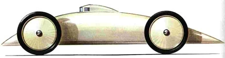 An artist's impressionof the Baker Torpedo