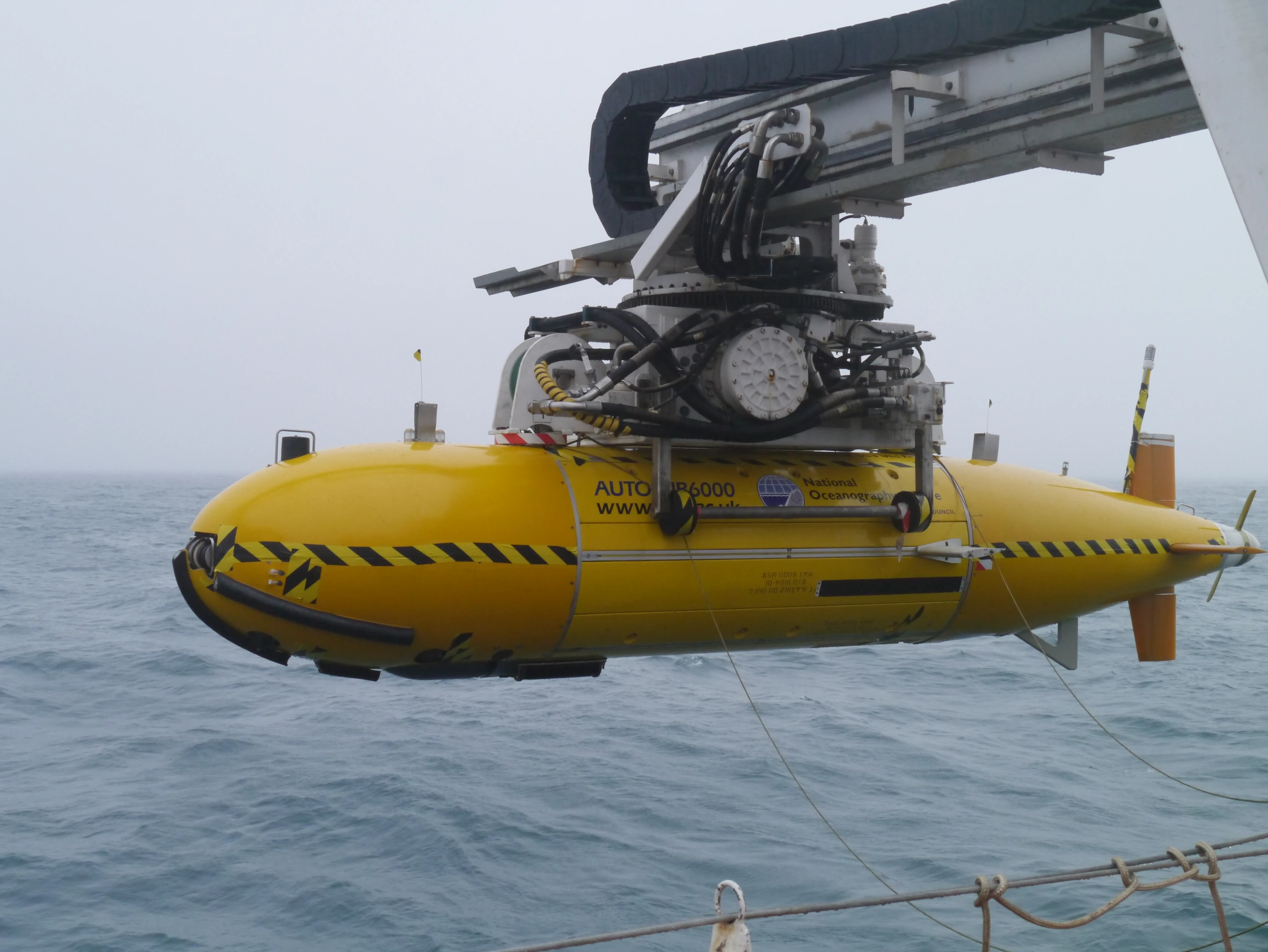 The Autosub6000 returns from the deep