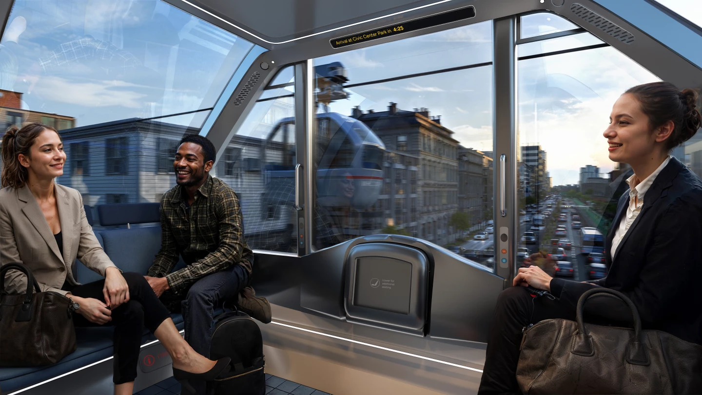 The passenger experience: private, comfortable, personalized, on-demand, quick, affordable and point-to-point without stopping
