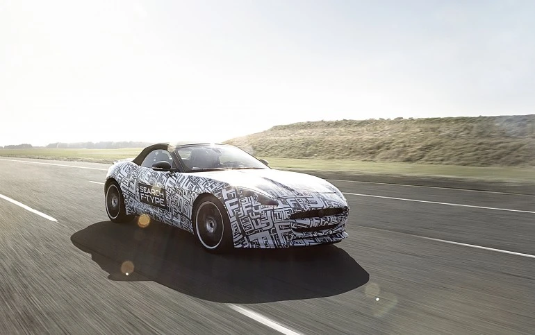 The Jaguar F-Type is a RWD convertible