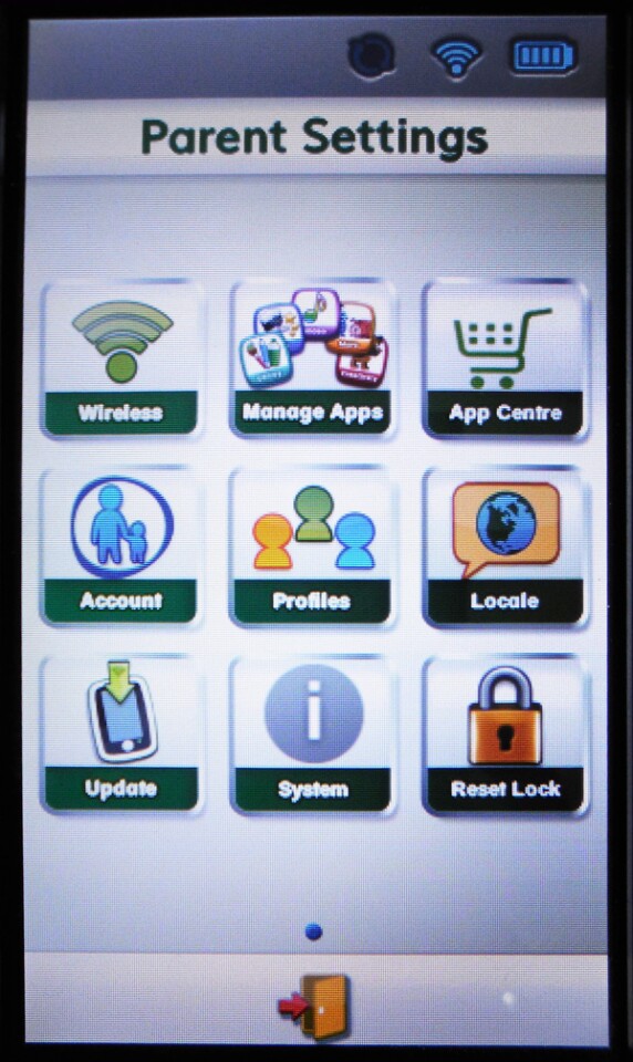 Parents can manage their kids profiles, enable or disable wireless, or shop for apps within the parental settings (Photo: Lakshmi Sandhana/Gizmag)