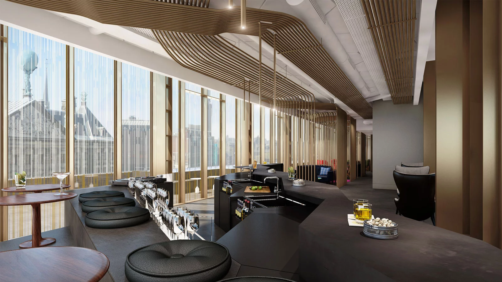 The W Lounge Bar at W Amsterdam