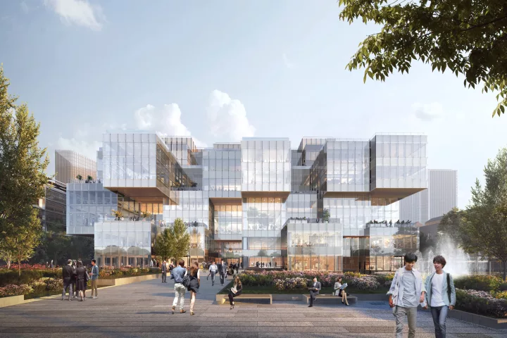 The Alibaba Shanghai Campus Headquartersis designed to resemble a cloud, says designer SOM