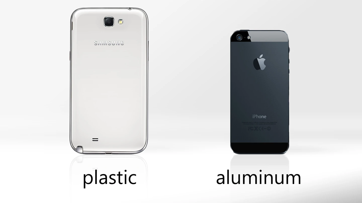 Gigantic plastic, or compact aluminum?