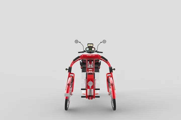 A rear-view look at the johanson3 Urban 2+
