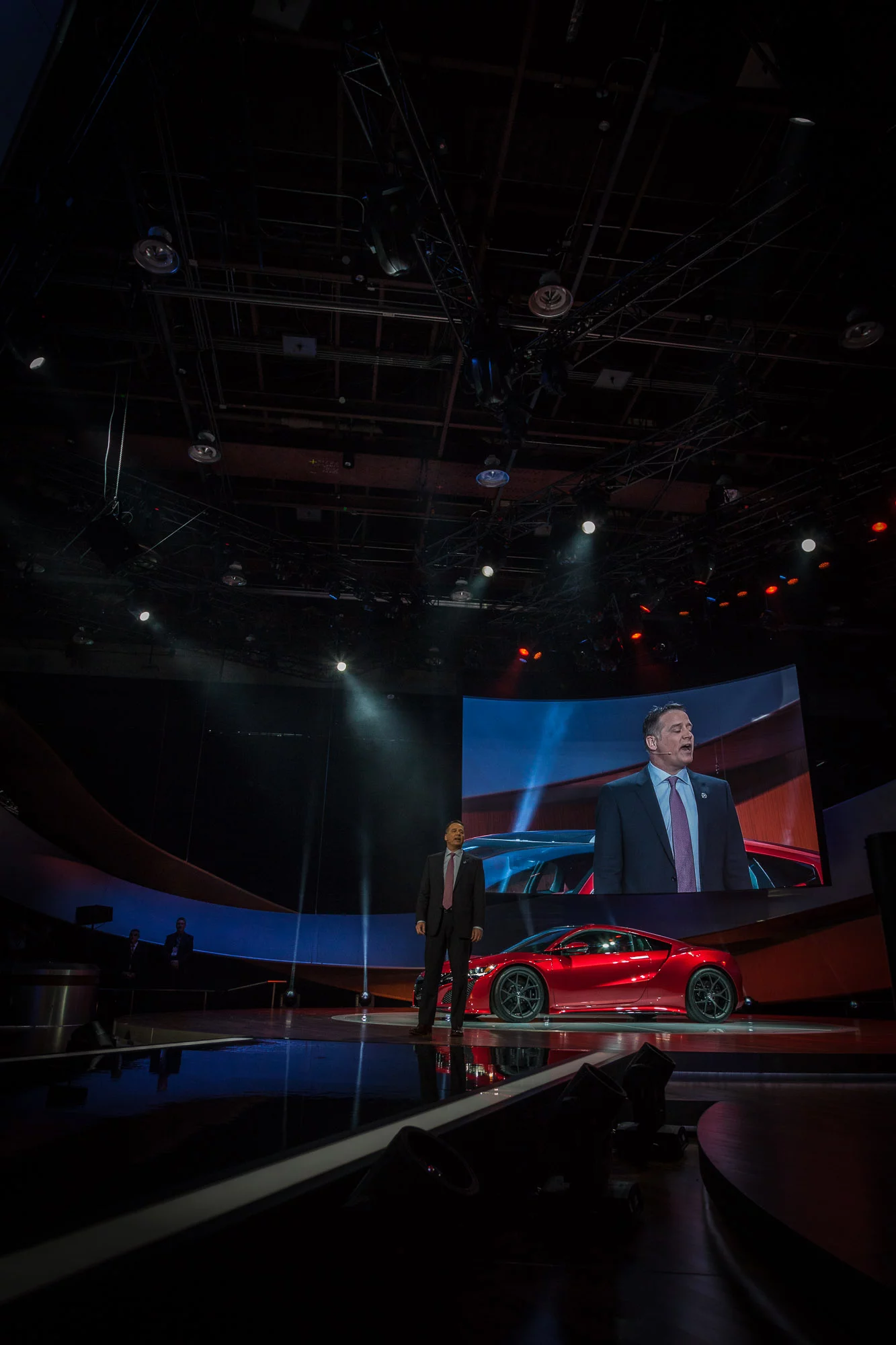 The production spec Acura NSX Version 2.0