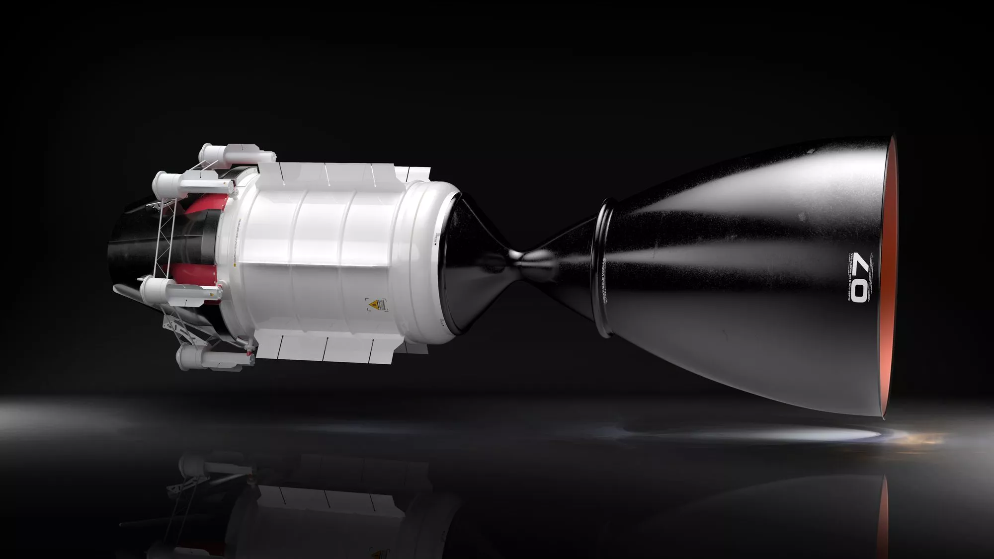 The concept engine is twice as efficient as chemical rockets