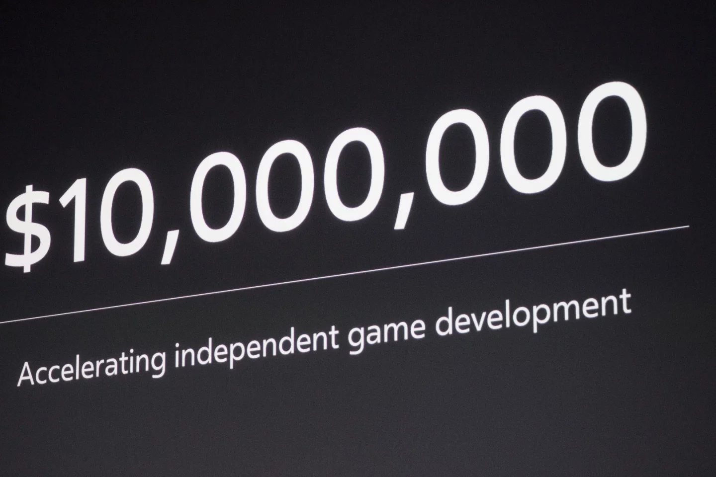 The amount Oculus is pledging to drive indie game development on the Rift