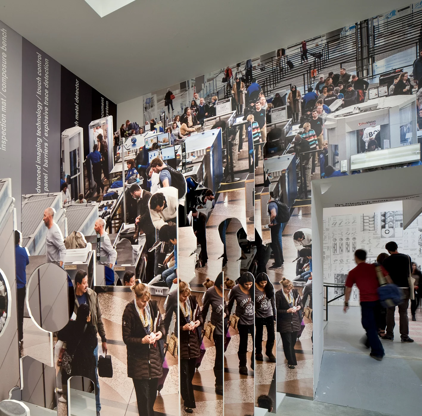 Elements of airport security (Image: Francesco Galli, courtesy Biennale di Venezia)