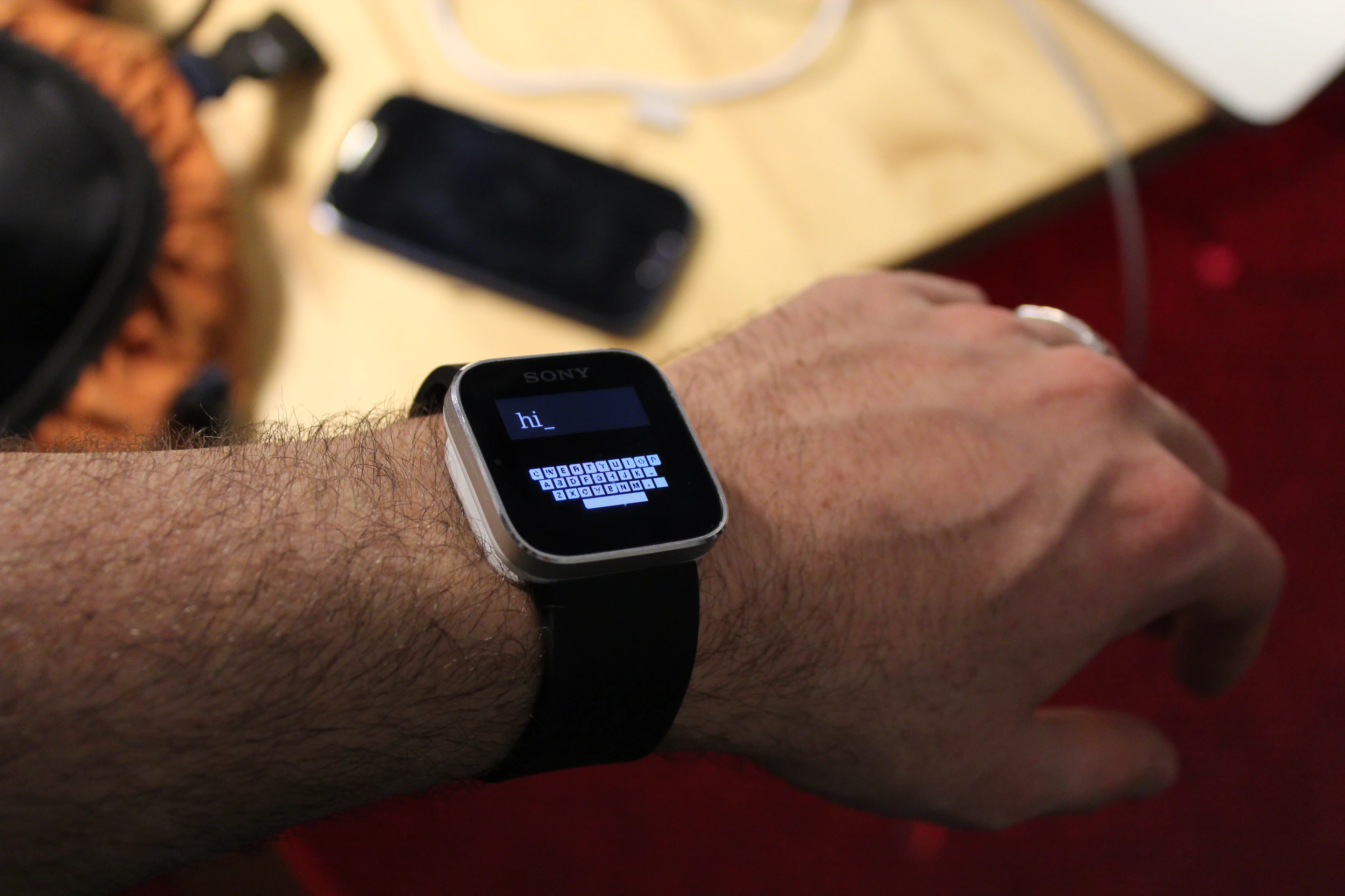 The ZoomBoard system allows smartwatch users to type on their devices' tiny screens