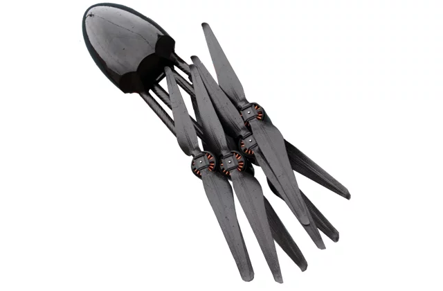 The Draganfly units are easily folded for compact storage and transportation