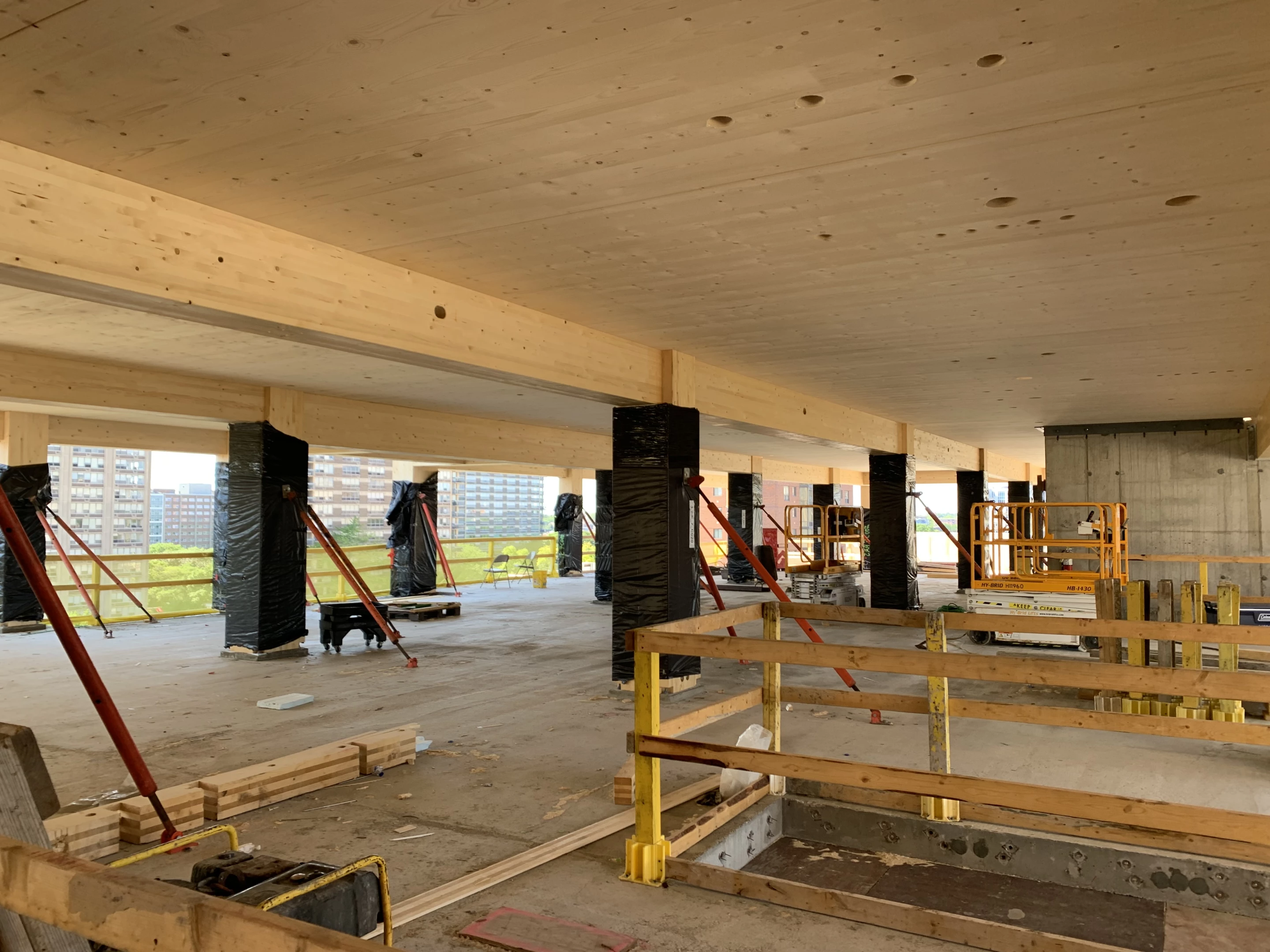 The Ascent's use of wood sped up construction time by about 25%, according to the CTBUH