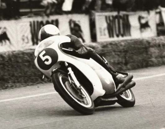 Many of the world's greatest ever riders graced a works Benelli including the late Jarno Saarinen, seen here in 1973 on the 500 Benelli