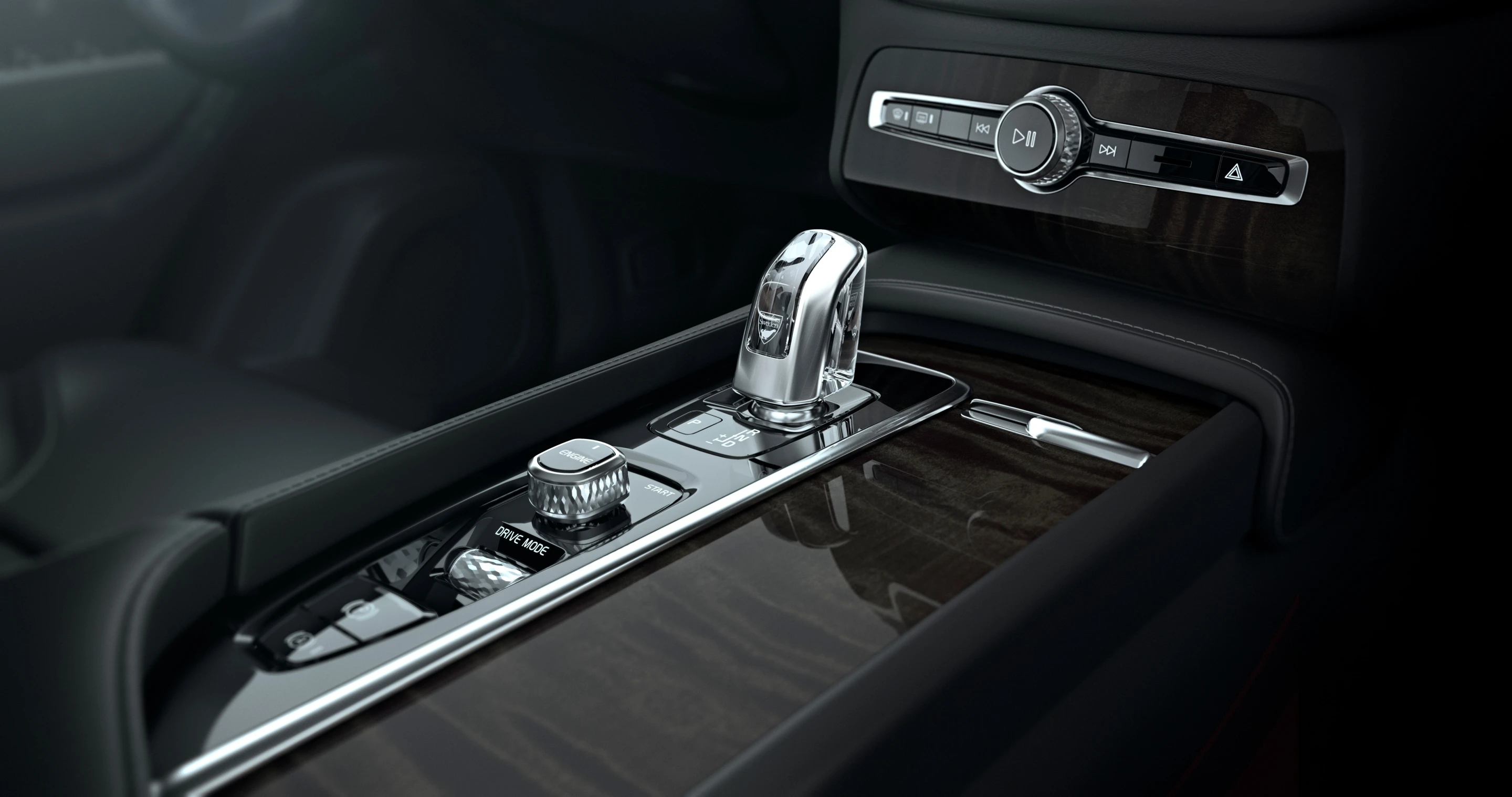 A crystal gear lever is just one of the luxurious touches scattered around the cabin