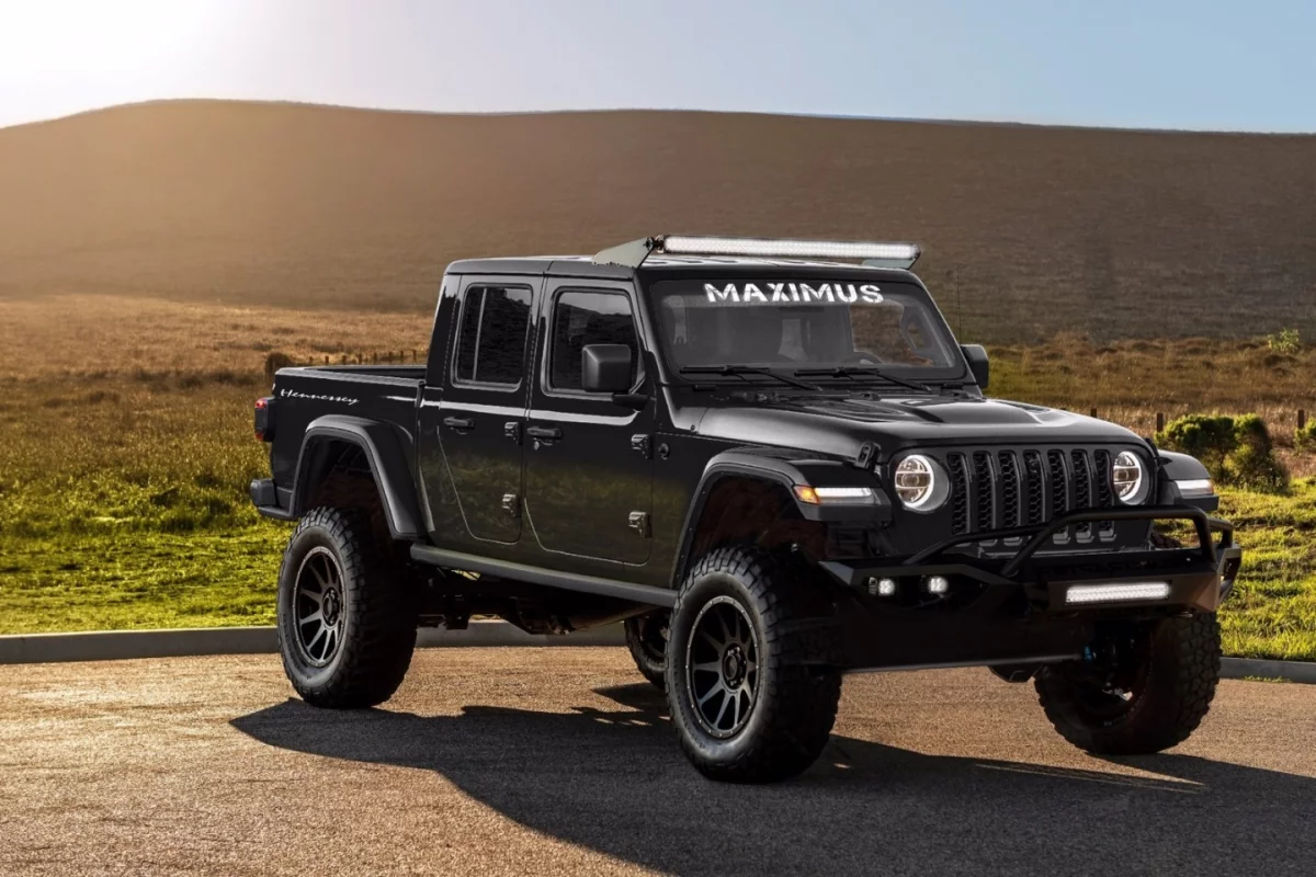 Taking a 2020 Jeep Gladiator as the latest project, Hennessey is calling it the Hennessey Maximus 1000, or "Badassery on 4-wheels" for short