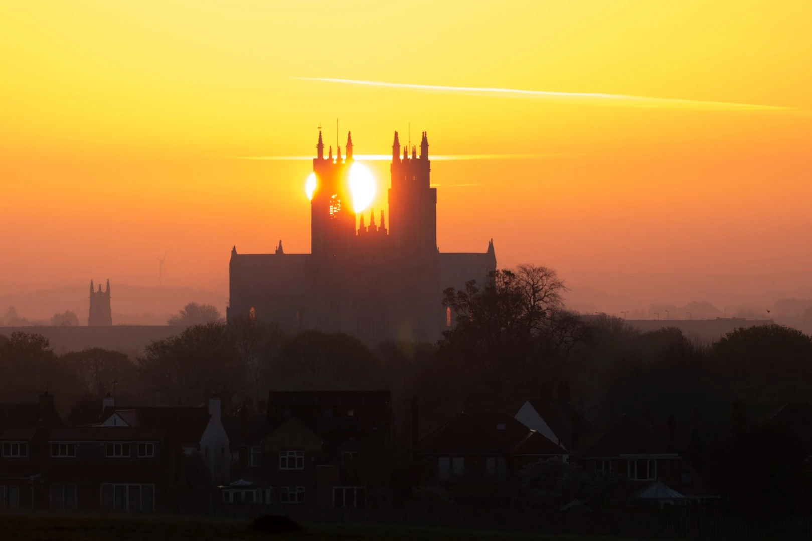 Shortlisted - Beverley Minster, Yorkshire. "Sunrise at Beverley Minster, Yorkshire from Westwood Common."