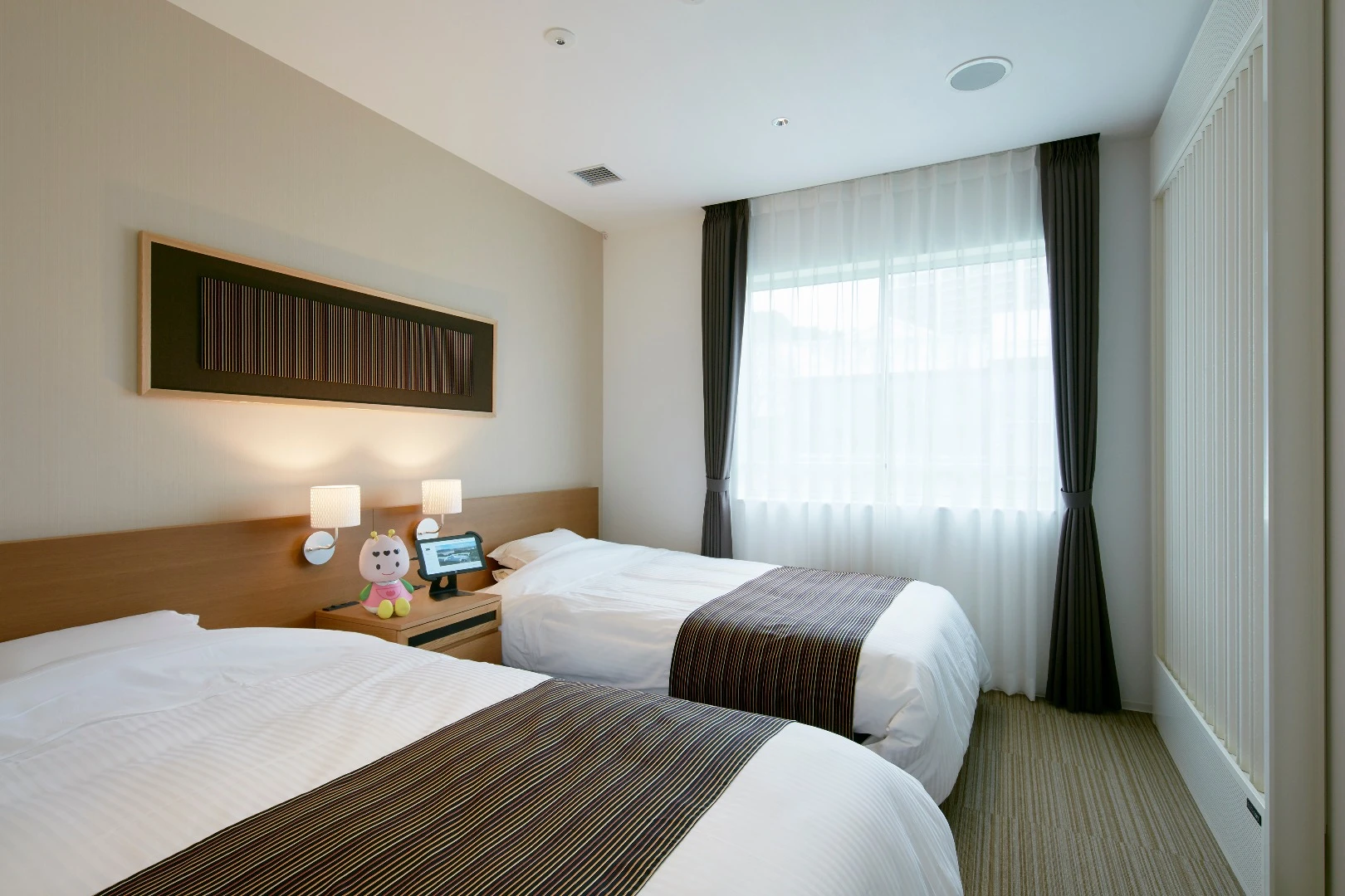 A standard room at the the Henn-na Hotel