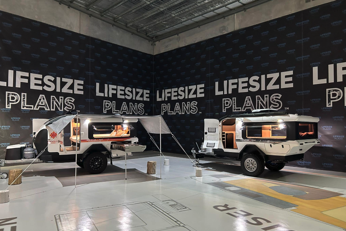 Two Kube trailers hit Kimberley's showroom