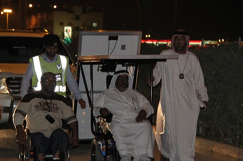 Haidar Taleb on his one day world record distance attempt