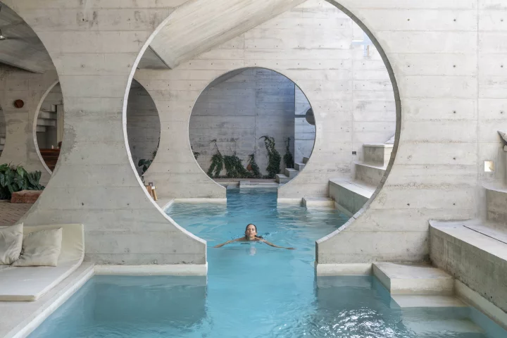 Renowned architect Ludwig Godefroy has created a minimalist boutique hotel that embraces environmental consciousness and social responsibility