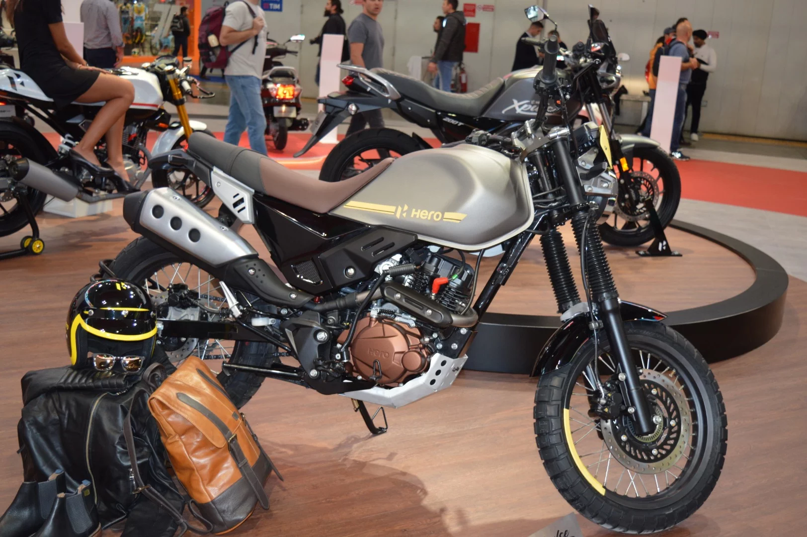 India's Hero introduced a new model family with a 200 cc air-cooled single