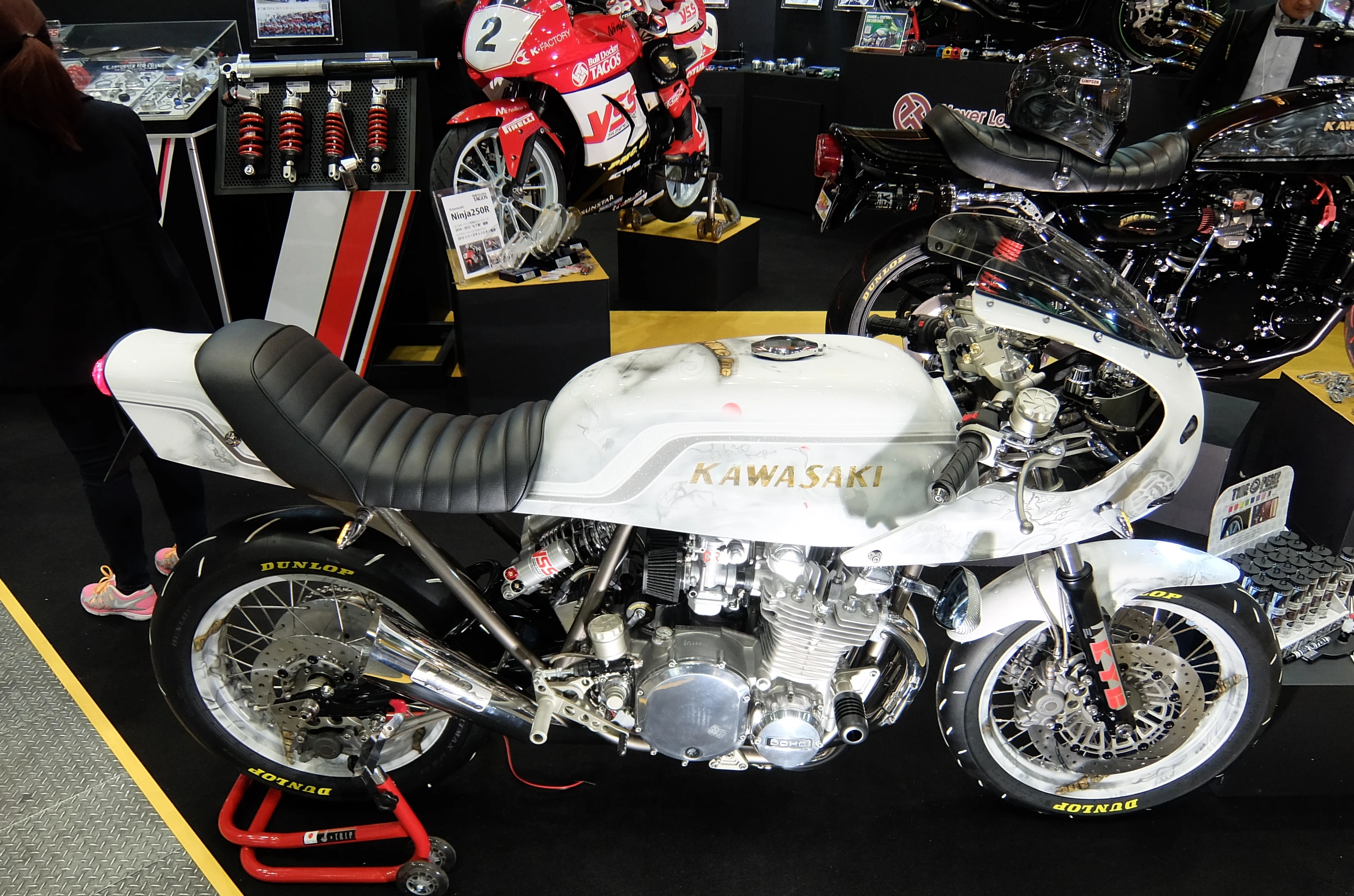 This custom Kawasaki is made by a company called PMC.Inc (Photo: Stephen Clemenger/Gizmag.com)