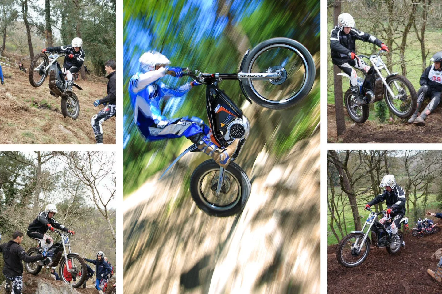 Competition obstacles can range from slippery logs to near-vertical walls of rock