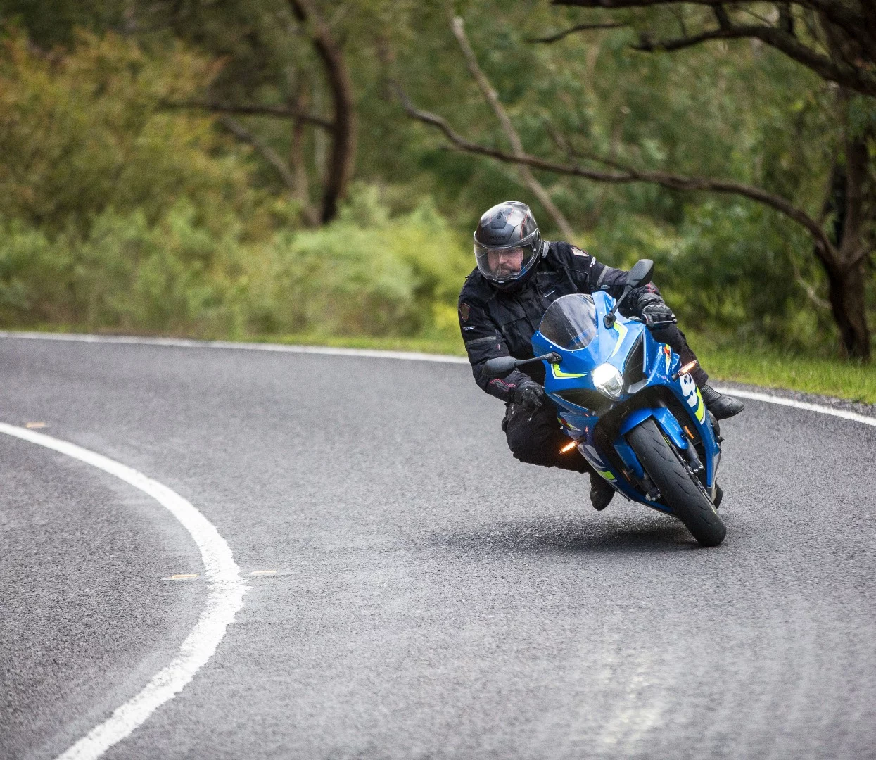 2017 Suzuki GSX-R1000: 200-odd kilometer range is decent, but it's a comfy enough bike that you wouldn't mind more