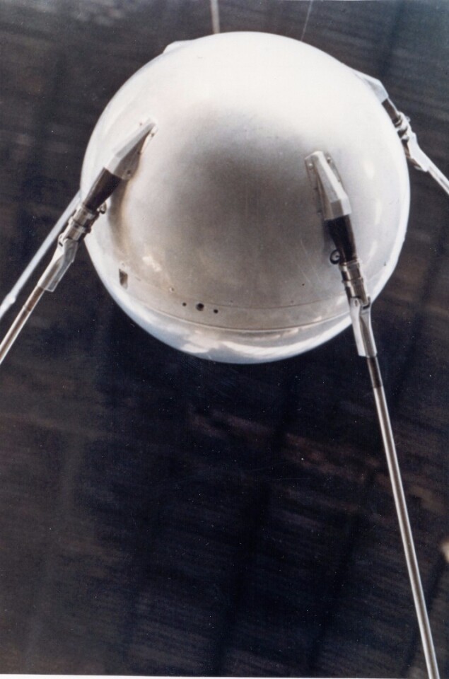 Sputnik 1 back up unit at the Museum of Flight in Seattle