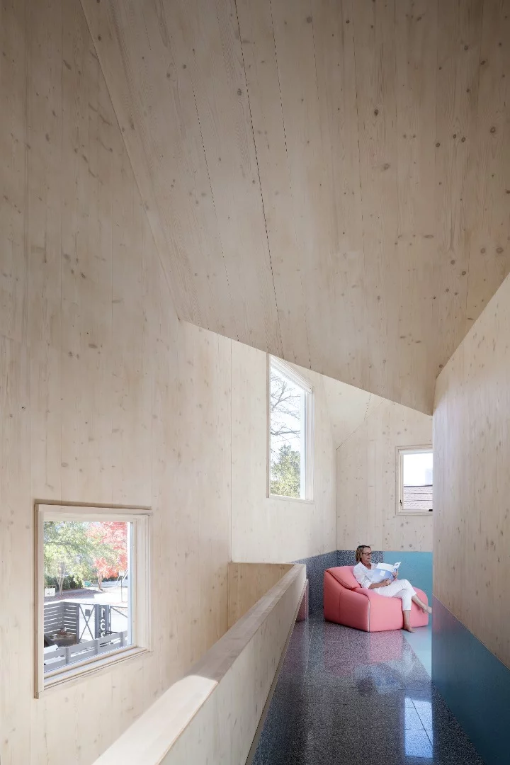 Over 20 windows are scattered strategically throughout the home, allowing natural light and air to filter through